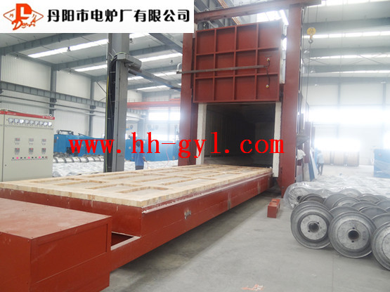 臺車爐施工現(xiàn)場